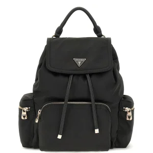 Guess Eco Gemma Backpack Shopping Strutturate da Donna – Nero - HWEYG839532