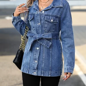 Ursula - Giacca di jeans con spalline