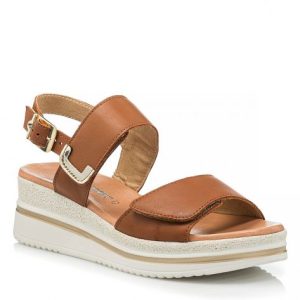 Valleverde Vg Sandali con Zeppa da Donna – Cuoio - VG2102 CUOIO