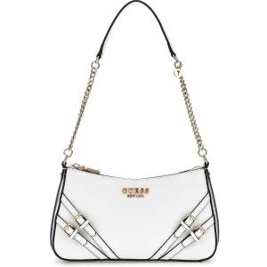 Guess Bramina Top Zip Shoulder Shopping Strutturate da Donna – Bianco - HWZG9636180 WH