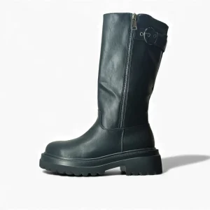 Galia Rqy Stivali senza Tacco da Donna – Nero - RQY118