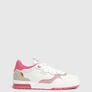 Pepe Jeans Levitt College G Sneakers Basse da Bambina – Multicolor - PGS00006 803