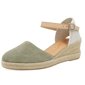 JOMIX Damen Sandalen mit Keilabsatze Elegant Sandals Freizeit Strand Sandalette Verstellbar Schnalle Sommer Römersandalen