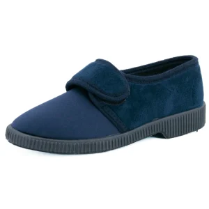 JOMIX Diabetiker Schuhe Damen Orthopädische Pantoffeln Senioren Hausschuhe mit Klettverschluss Leichte Atmungsaktiv Pantoletten mit Memory Foam Bequeme Slipper