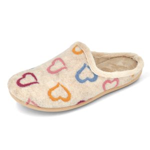 JOMIX Hausschuhe Damen Winter Gefütterte Pantoffeln Warme Plüsch Slippers Rutschfeste Puschen mit Fußbett