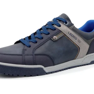 LEOSS ORIGINAL Scarpe da Ginnastica Uomo Sneaker con Lacci Scarpe da Città Scarpe da Escursionismo Casual Scarpe da Walking in Pelle Sportive