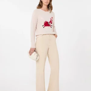 Weekend Max Mara Pantalone wide leg in drill di cotone Medina PE26