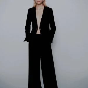 Marella ART. 365Pantalone ampio in envers satin MLTCampo PE26