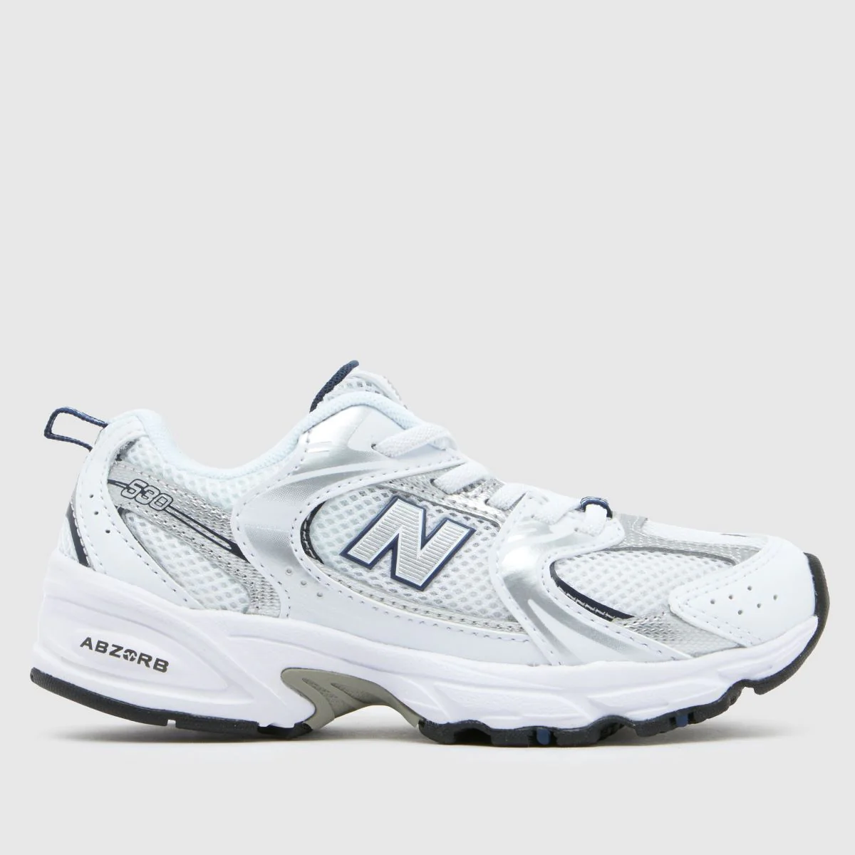 New Balance 530 Junior Bianco | Sneakers Bambino Stile Sportivo e Comfort Quotidiano - immagine 2