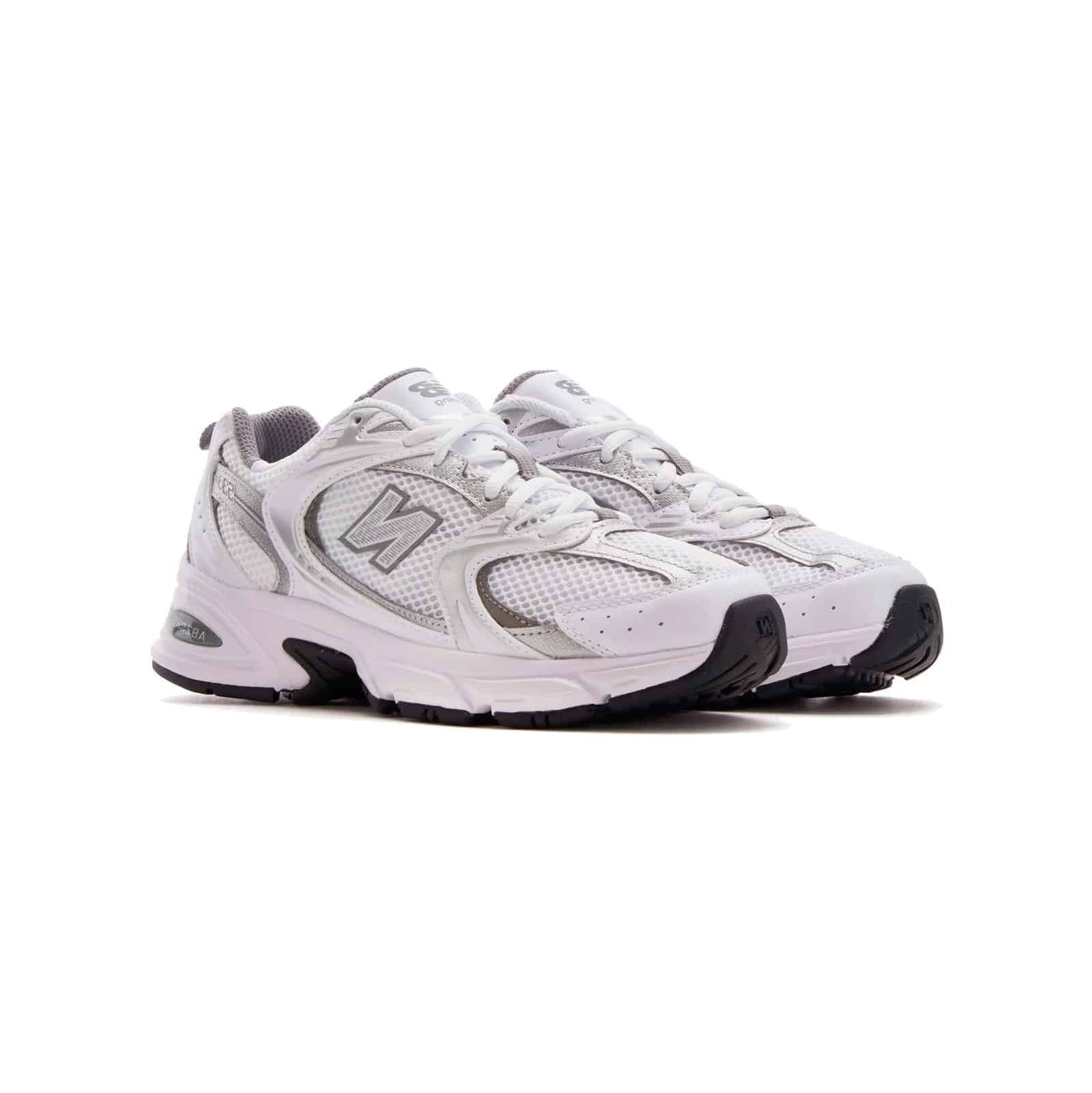 Scarpe Unisex Bianche e Grigie Running Casual - immagine 3