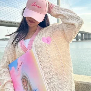 Agatha - Maglione con scollo a V ricamato per donna