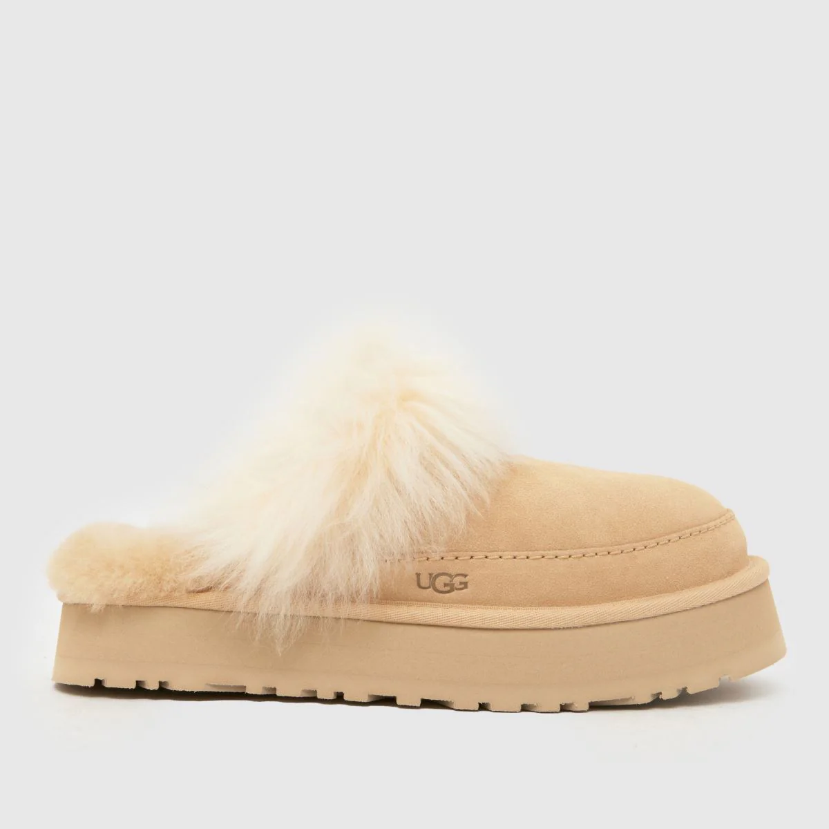 UGG Disquette Chalet Sandcastle | Pantofole Donna UGG in Pelle Scamosciata