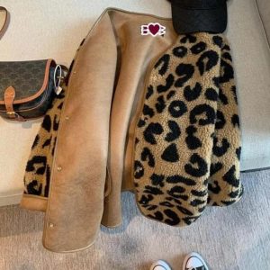 Nora - Giacca con stampa leopardata soffice per donna